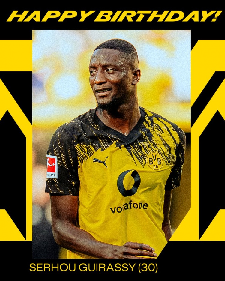 KAIYUN-多特官方祝吉拉西30岁生日快乐，球员加盟以来出战87场55球15助