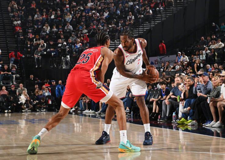 KAIYUN-小卡23+3+5队史第三人，快船双塔31分，20分大胜鹈鹕终结三连败